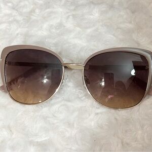 Pink and Brown Cat-Eye Sunglasses